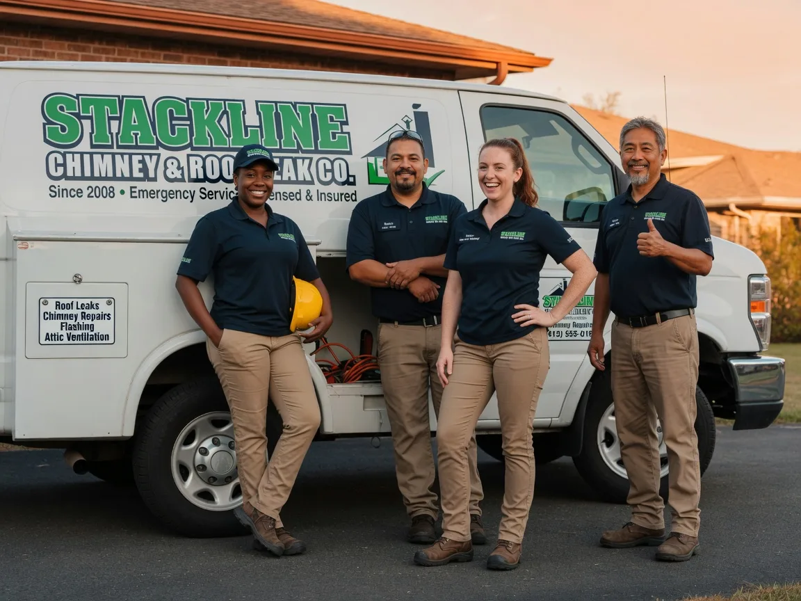 Chimney flashing repair company in Reardan, WA
